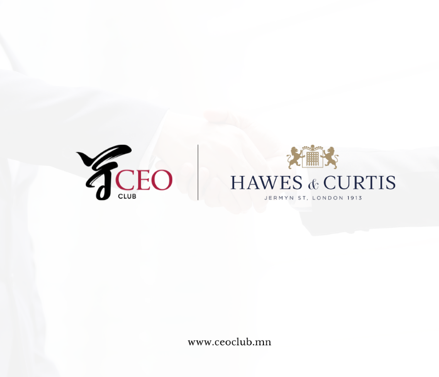 "CEO" CLUB SIGNED A COOPERATION AGREEMENT WITH "JERMYN ST" LLC, OFFICIAL REPRESENTATIVE OF HAWES & CURTIS BRAND IN MONGOLIA.